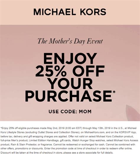 michael kors online coupon code|mikel course coupon.